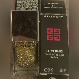 GIVENCHY✨LE VERNIS 21 PARURE SCINTILLANTE TOP COAT✨Full-Size NIB✨